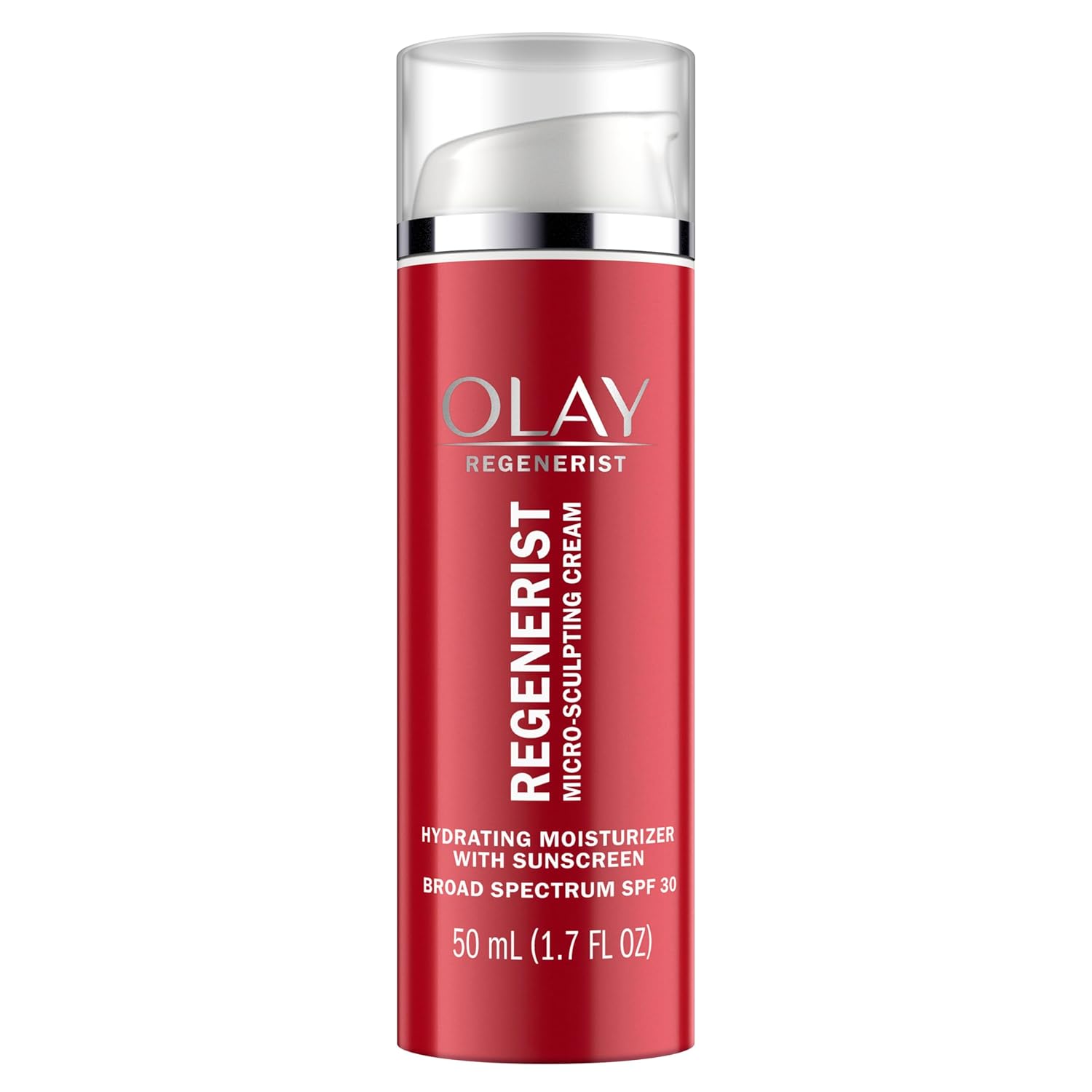 Face Moisturizer by Olay Regenerist Micro-Sculpting Cream Face Moisturizer with SPF 30 Broad Spectrum 1.7 oz