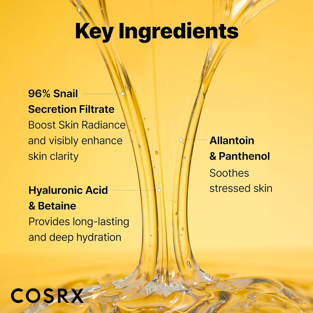 COSRX Snail Mucin Repairing Serum 100ml, Hydrating Serum for Face with Snail Secretion Filtrate for Dull Skin & Fine Lines, Korean Skin Care