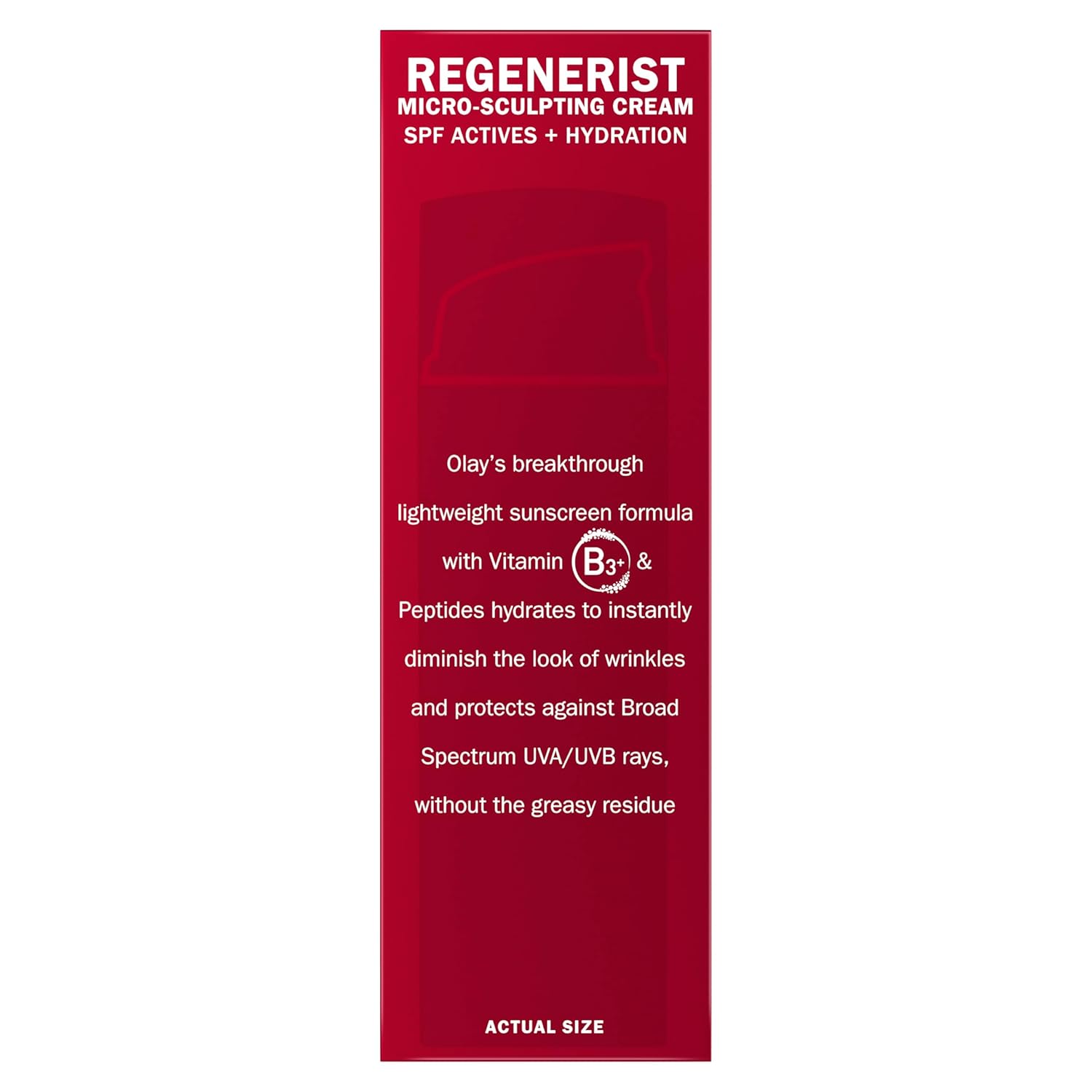 Face Moisturizer by Olay Regenerist Micro-Sculpting Cream Face Moisturizer with SPF 30 Broad Spectrum 1.7 oz